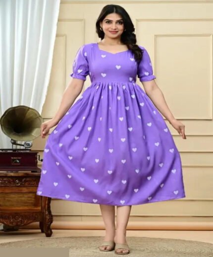 MATERNITY LAVENDER DRESS