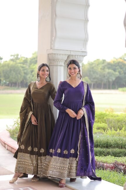 *GOWN WITH DUPATTA COLLECTIONS 2026*